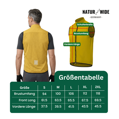 Ultraleichte Windabweisende Radfahrweste