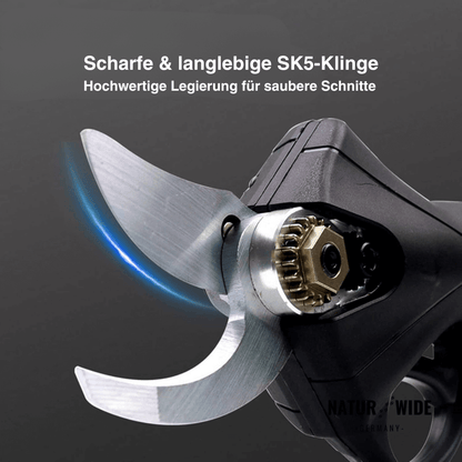 Elektrische Akku-Astschere – 30mm Schnittstärke (2 Akkus)