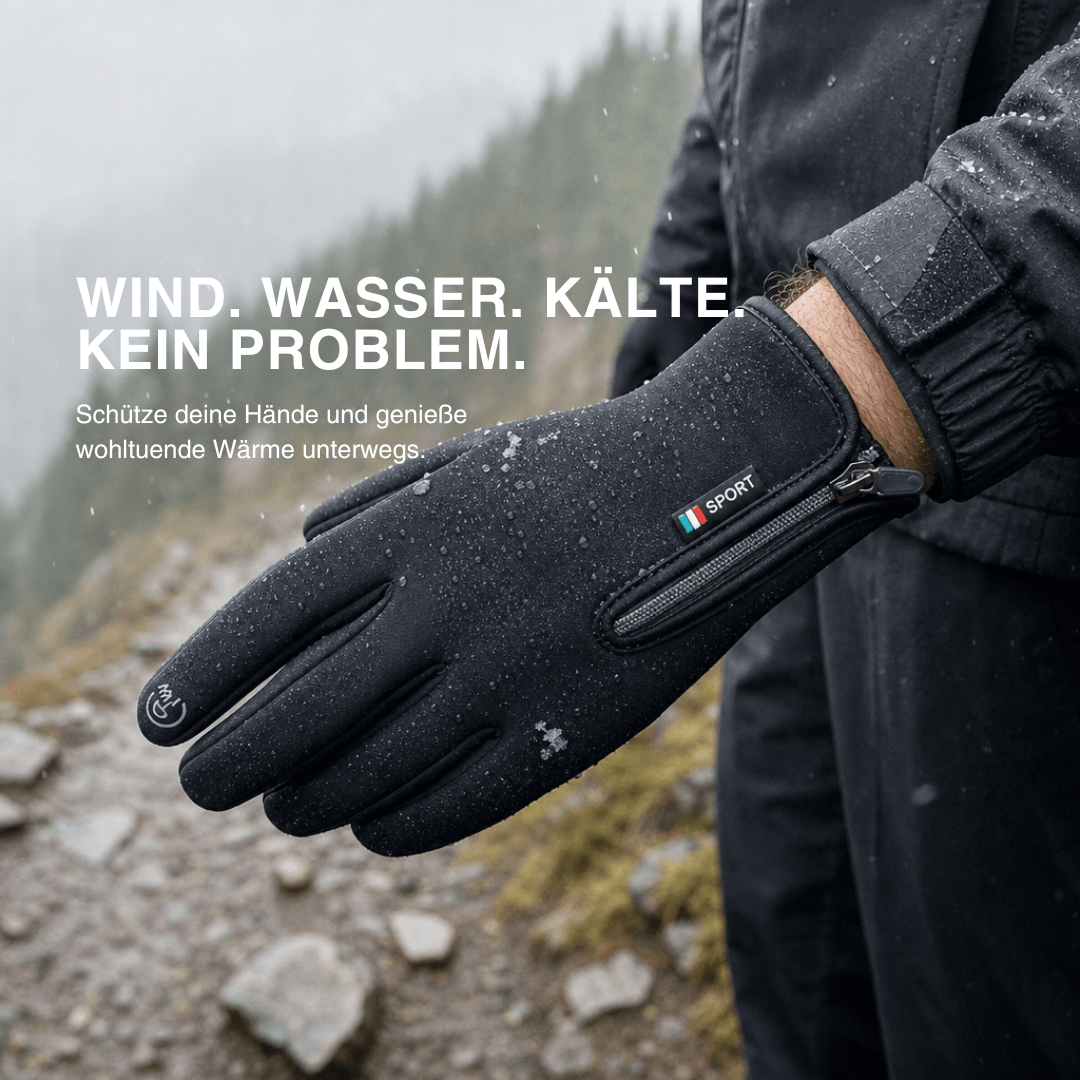 Beheizte Handschuhe (Powerbank-betrieben) –  Wasserdicht & Winddicht