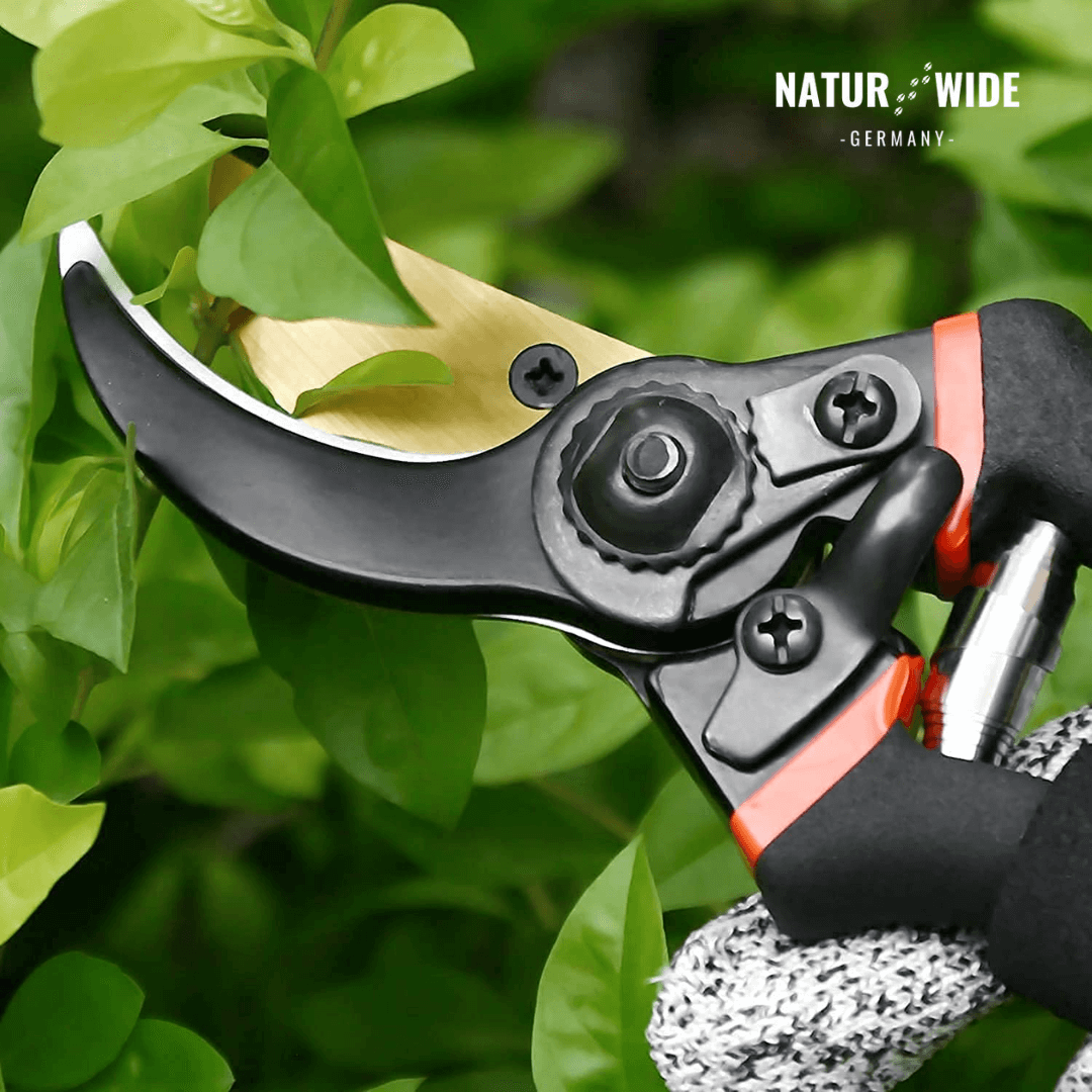 Profi Bypass-Gartenschere 21,5 cm – Scharfe Klinge & Ergonomisch