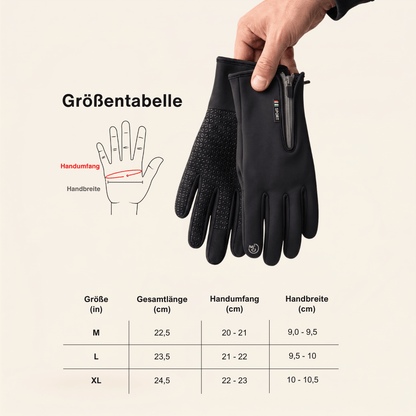 Beheizte Handschuhe (Powerbank-betrieben) –  Wasserdicht & Winddicht