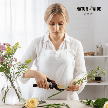 Profi Bypass-Gartenschere 21,5 cm – Scharfe Klinge & Ergonomisch