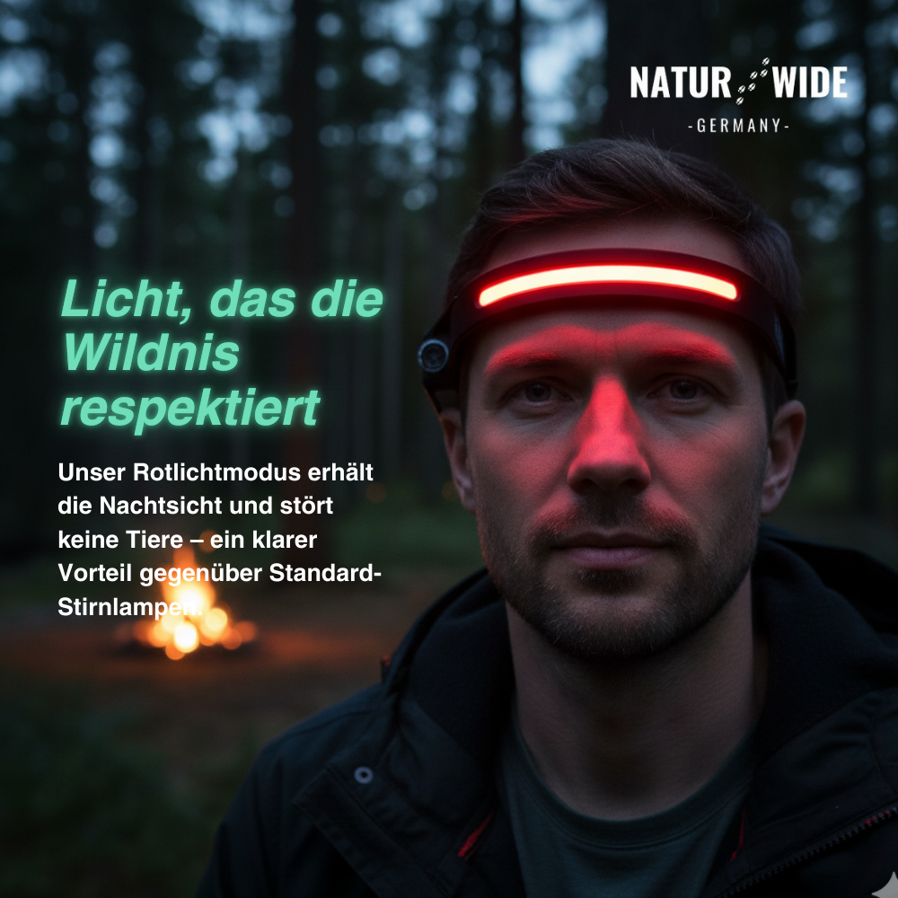 Naturwide Stirnlampe - Das Original