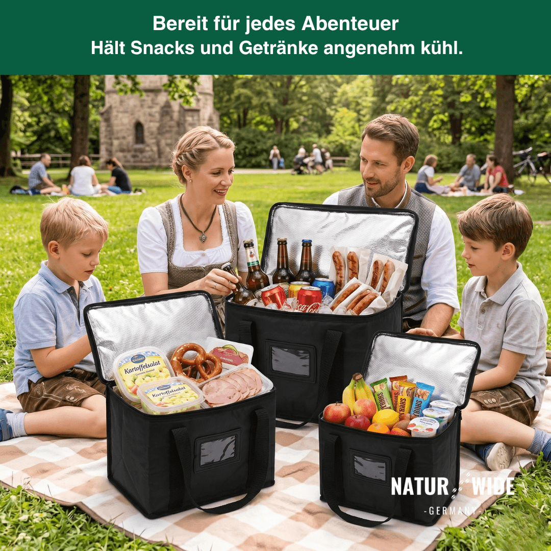 Isolierte Kühltasche – Essen & Getränke stundenlang frisch