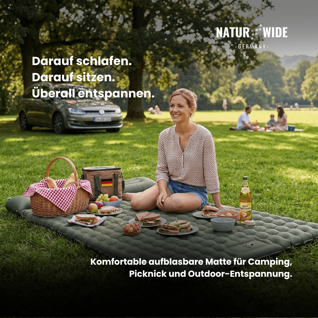 Ultraleichte & kompakte Isomatte - perfekt für unterwegs & Abenteuer