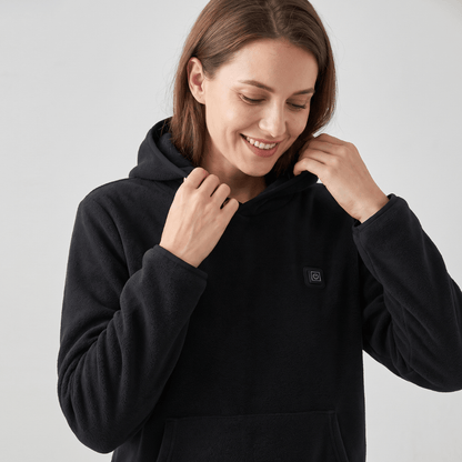 USB Beheizter Hoodie – Unisex Hoodie mit Reißverschluss