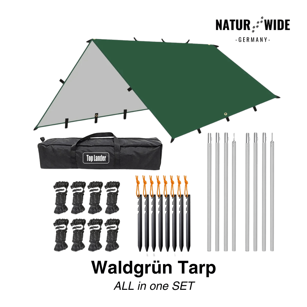 tarp in german Vielseitiges Sonnen- & Regenschutz-Tarp – Lunea