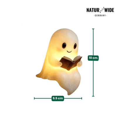 Niedliche Geist Leselampe – 3D LED Nachtlicht & Deko