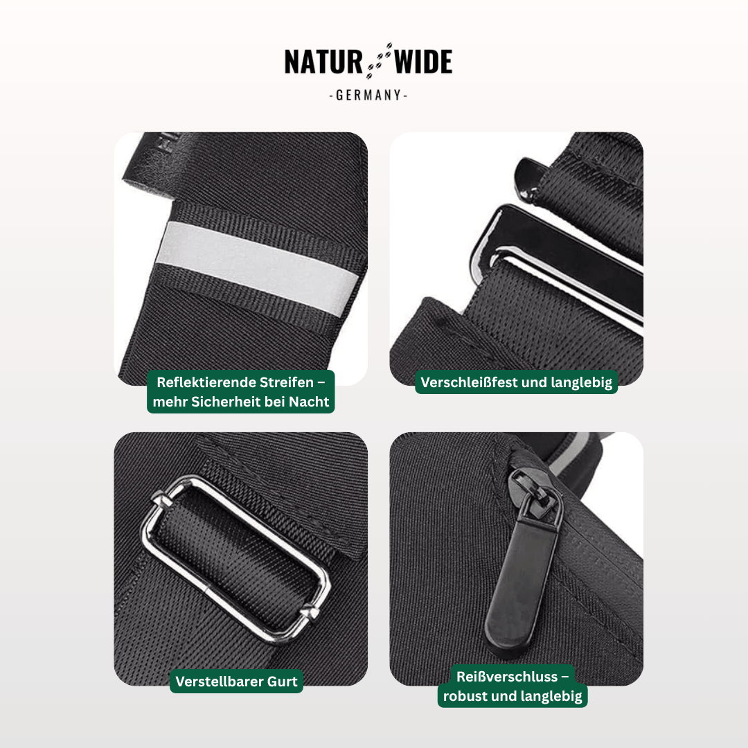Anti-Diebstahl-Slingtasche – Unisex Umhängetasche aus Nylon