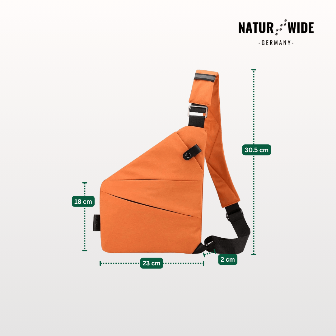 Anti-Diebstahl-Slingtasche – Unisex Umhängetasche aus Nylon
