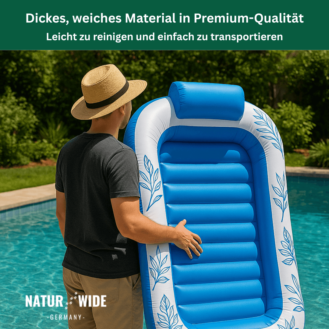 Doppelte Luftmatratze – XXL Pool für 1-2 Personen