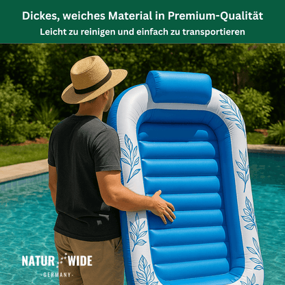 Doppelte Luftmatratze – XXL Pool für 1-2 Personen