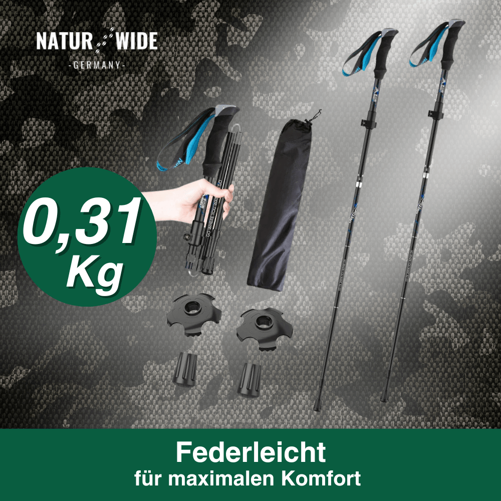 TrekMaster – Ultraleichte Wanderstöcke für jedes Gelände