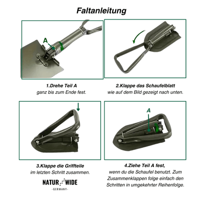 Klappbare Multifunktions-Schaufel