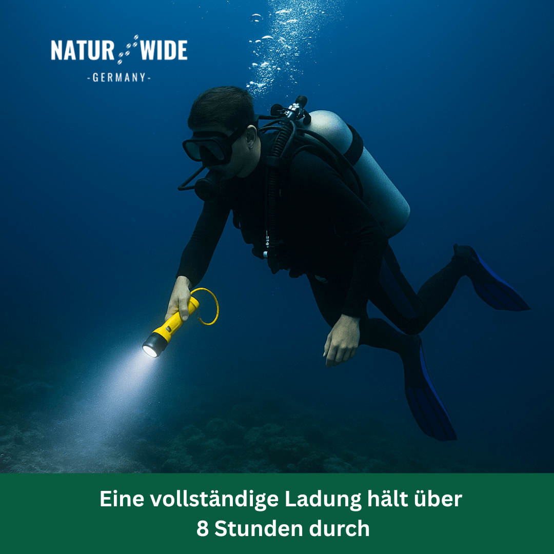 Leistungsstarke Tauchlampe