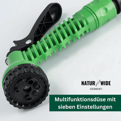 AquaFlex Pro – Der flexible Gartenschlauch mit 7 Sprühfunktionen