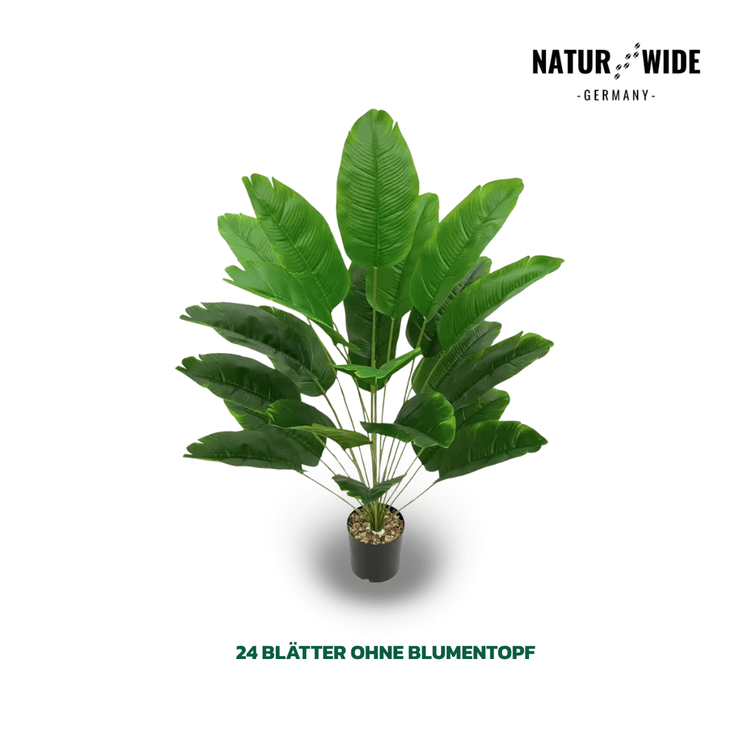 Große Kunstpalme – Real Touch Bananenbaum