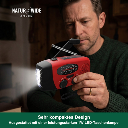 Notfall All in One Radio – Energie und Information in Blackout Notfällen