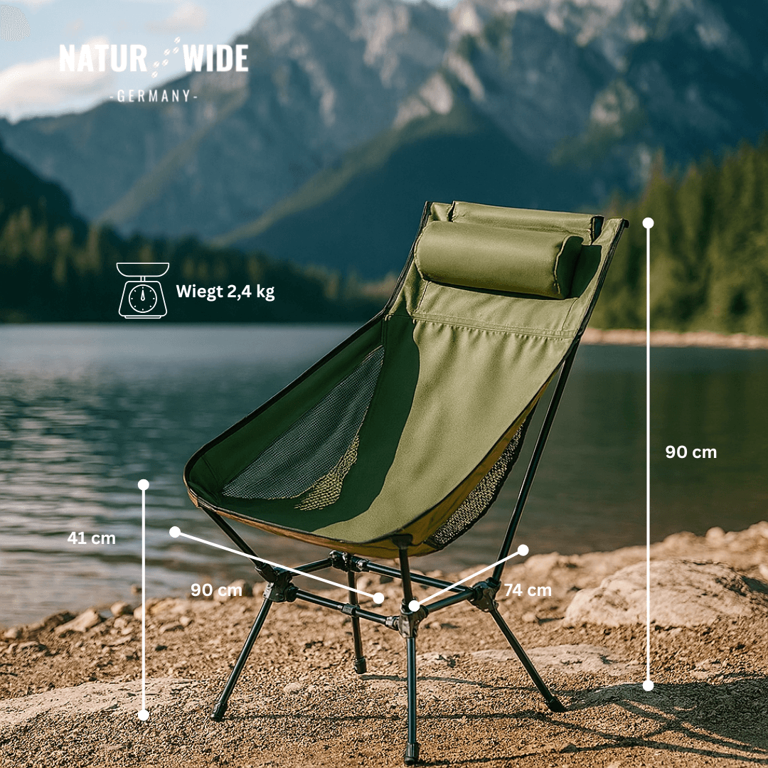 camping faltstuhl Naturwide Faltstuhl – Dein komfortabler Begleiter für unterwegs – Lunea