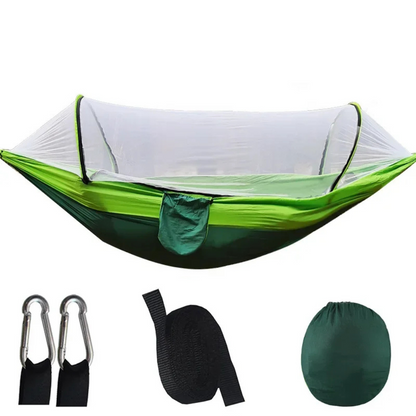 Camping-Hängematte mit Moskitonetz