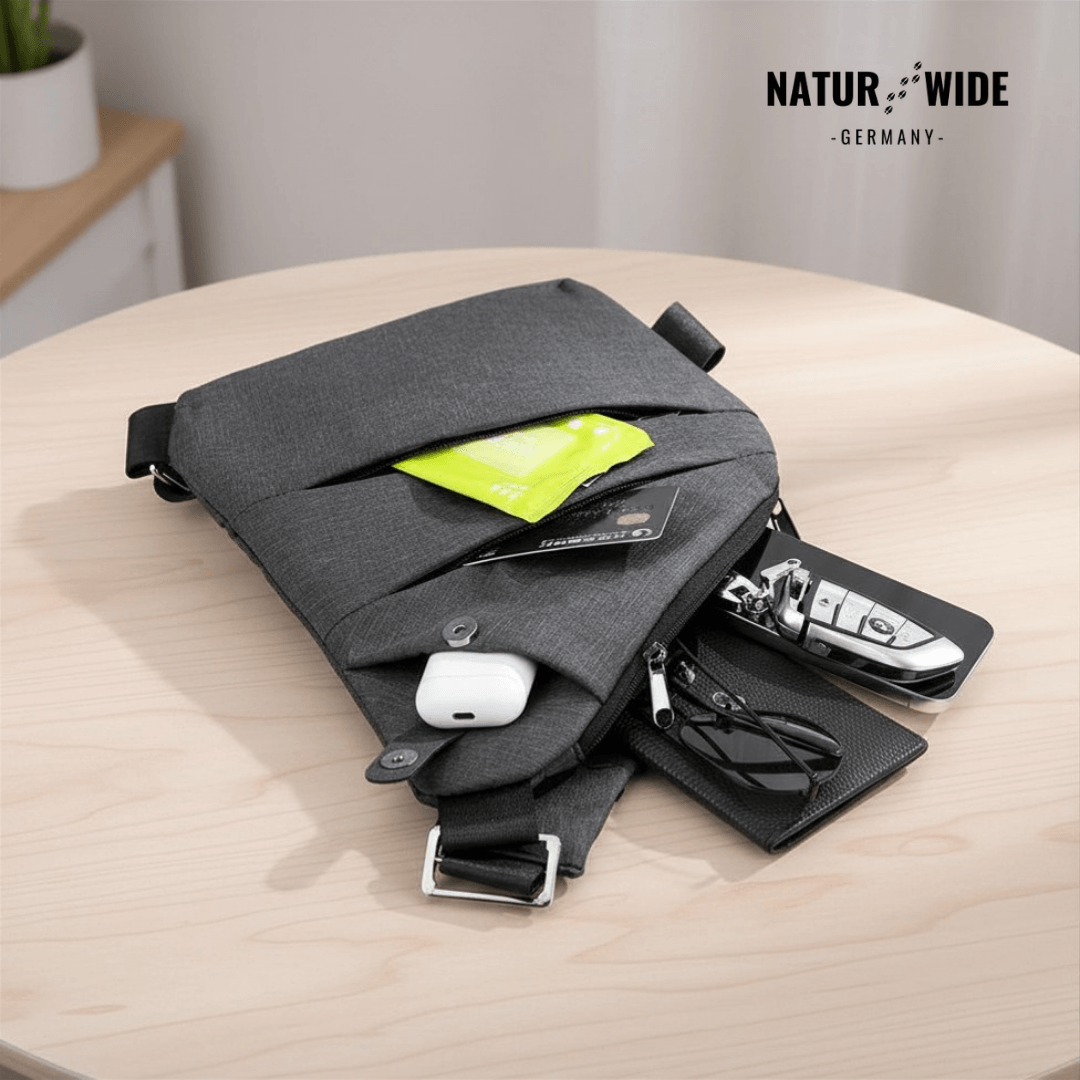 Anti-Diebstahl-Slingtasche – Unisex Umhängetasche aus Nylon