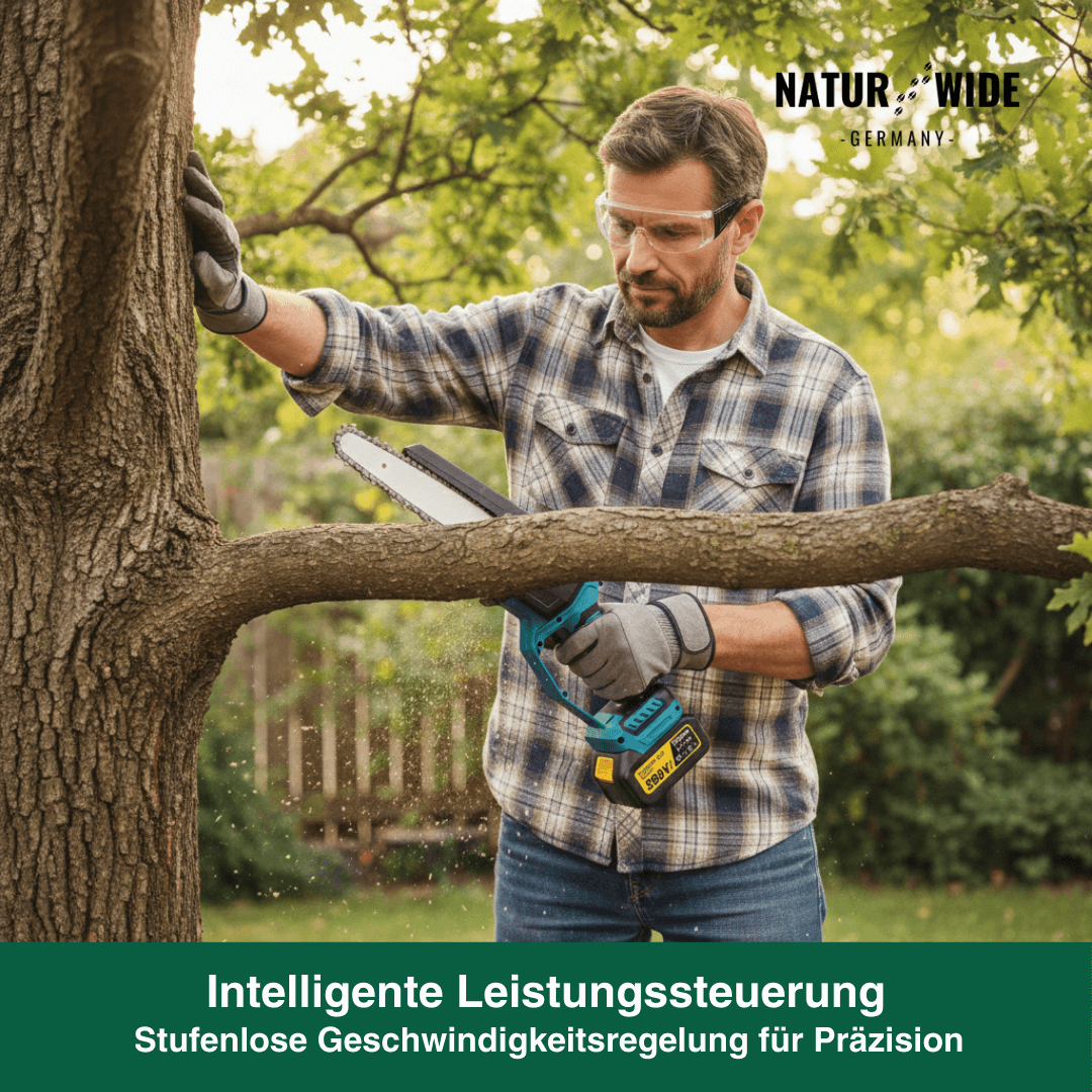 4-in-1 Akku-Teleskopsäge & Astschere – Bürstenlos (18V Kompatibel)