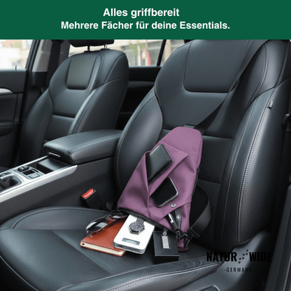 Anti-Diebstahl-Slingtasche – Unisex Umhängetasche aus Nylon