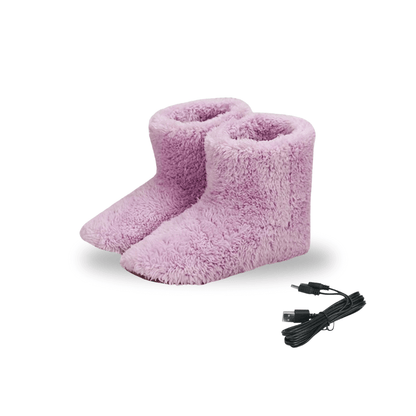 Beheizte USB-Hausschuhe – Wiederaufladbare, waschbare Fußwärmer für Damen & Herren