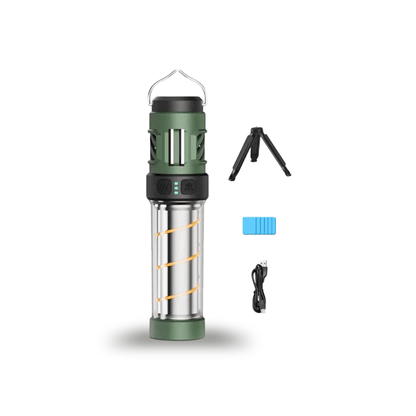 5-in-1 Campinglampe – LED-Taschenlampe & Mückenschutzlicht