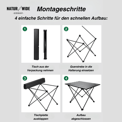 Ultraleichter & robuster Camping-Tisch