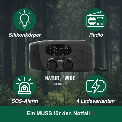 Notfall All in One Radio – Energie und Information in Notfällen