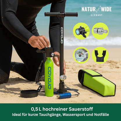 Mini-Tauchflasche – Kompakte Sauerstoffversorgung