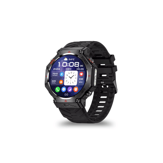 Militär GPS Smartwatch – AMOLED, 10ATM, HD Bluetooth-Anruf