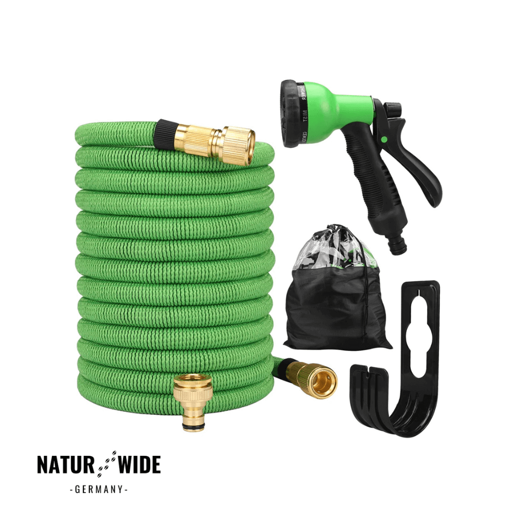 AquaFlex Pro – Der flexible Gartenschlauch mit 7 Sprühfunktionen
