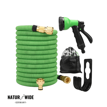 AquaFlex Pro – Der flexible Gartenschlauch mit 7 Sprühfunktionen