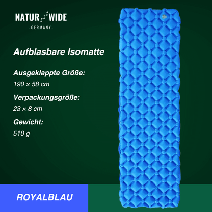 Ultraleichte Isomatte ohne Kopfstütze – Ideal für jedes Abenteuer unterwegs