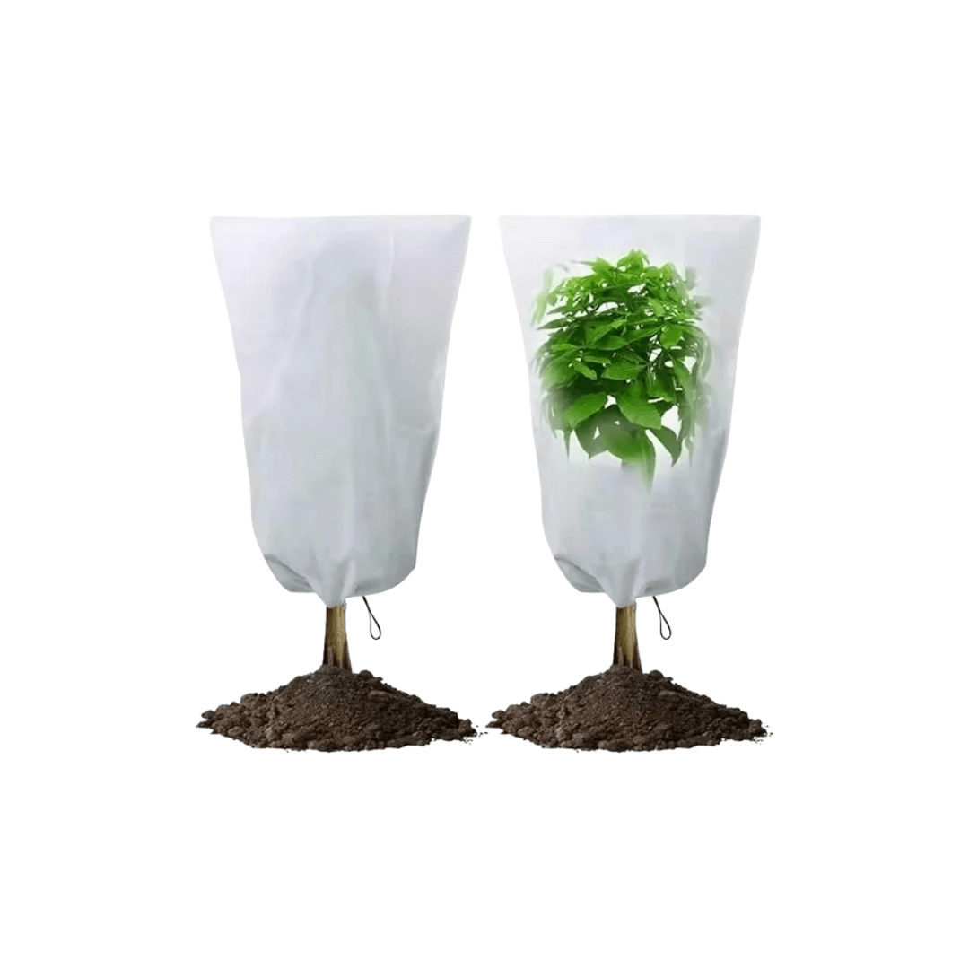 Winterschutz-Haube für Pflanzen – Frostschutz-Vlies mit Reißverschluss