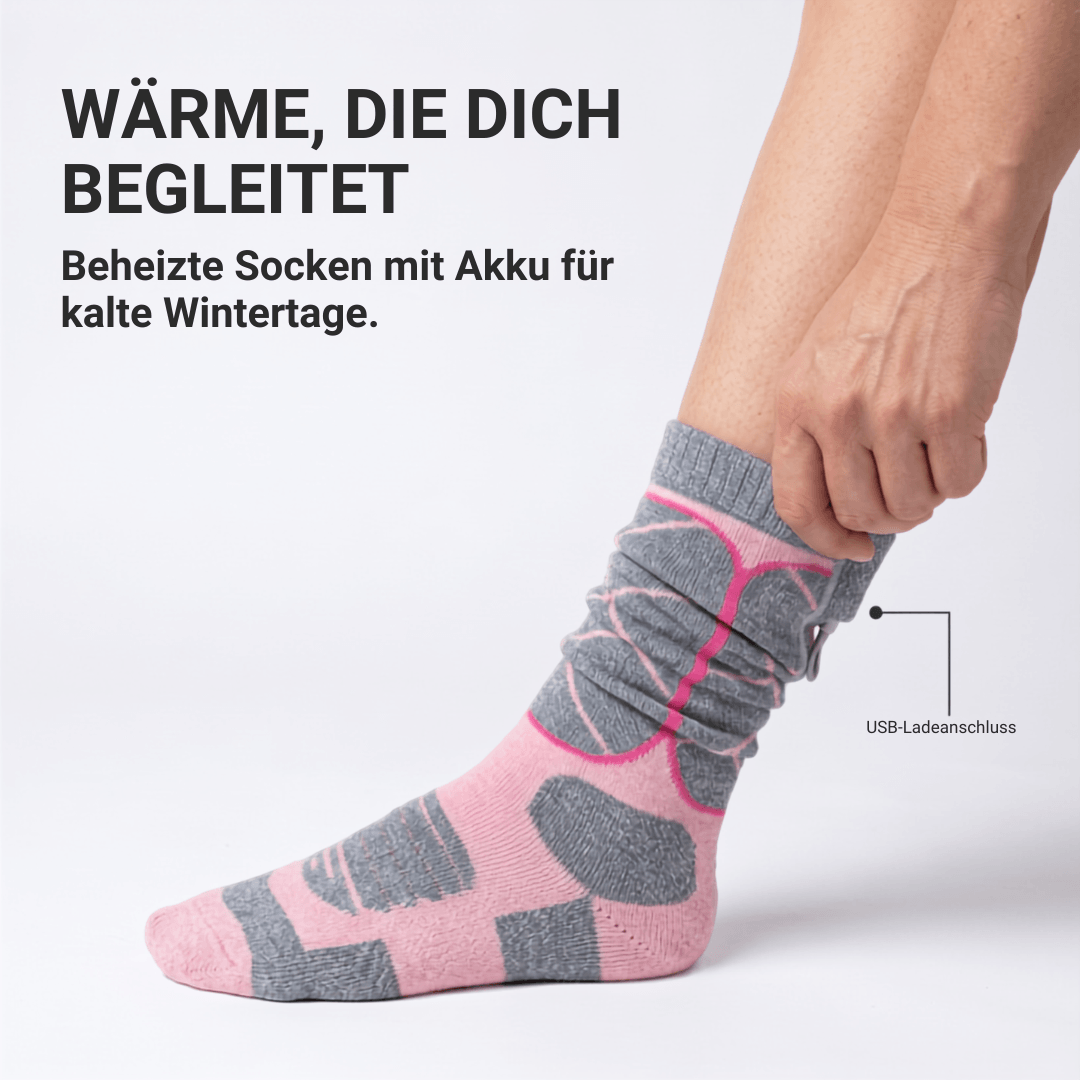 Beheizte Socken – Perfekt für Ski, Outdoor & Winter