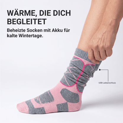 Beheizte Socken – Perfekt für Ski, Outdoor & Winter