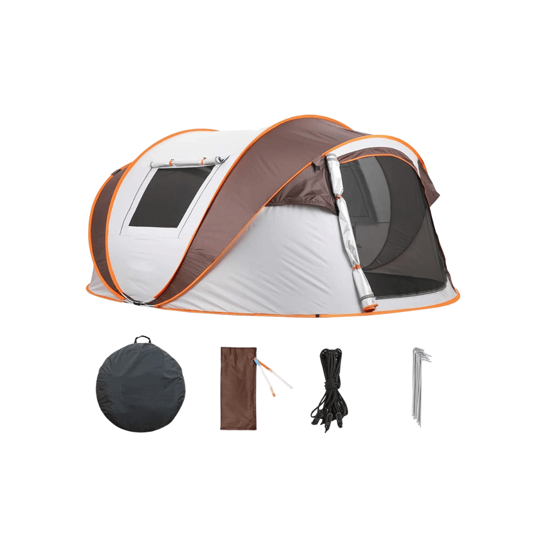 Pop-Up Wurfzelt 5-8 Personen – Automatisches Campingzelt Wasserdicht