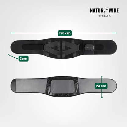 Rücken-Massagegürtel – Wärme, Vibration & Rotlichttherapie