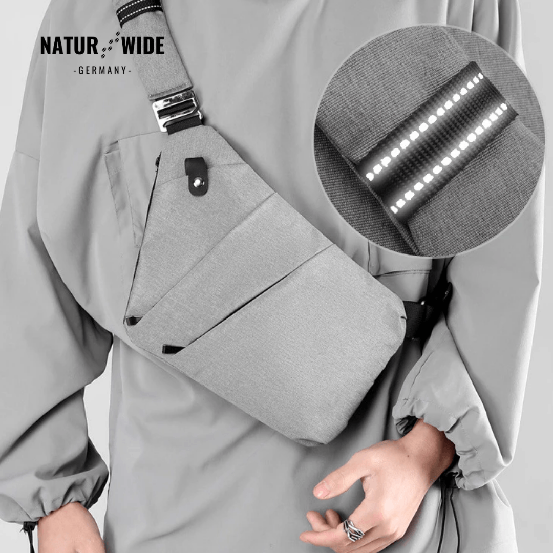 Anti-Diebstahl-Slingtasche – Unisex Umhängetasche aus Nylon