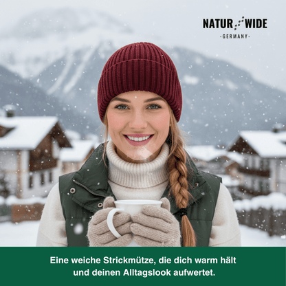 Premium Strick Mütze – Warme Unisex Wintermütze