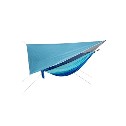 Camping-Hängematte mit Moskitonetz, Regenschutz-Tarp & Tasche