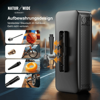 Kabelloser Reifenkompressor – Tragbarer Digitaler Luftkompressor & Powerbank