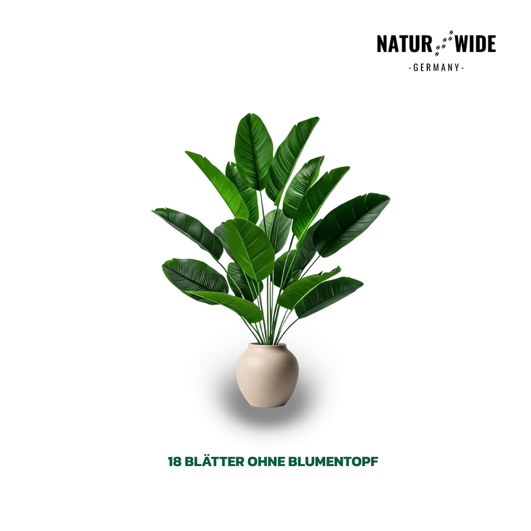 Große Kunstpalme – Real Touch Bananenbaum