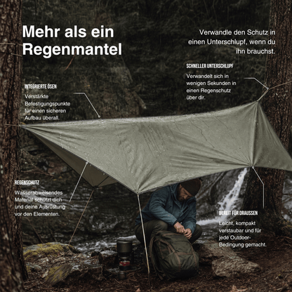 3 in 1 Regenponcho – Schutz für jede Wetterlage