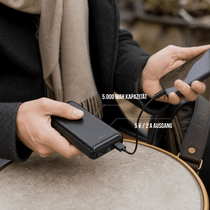 NaturWide Powerbank 5.000 mAh (5 V/2 A) – Für beheizte Kleidung