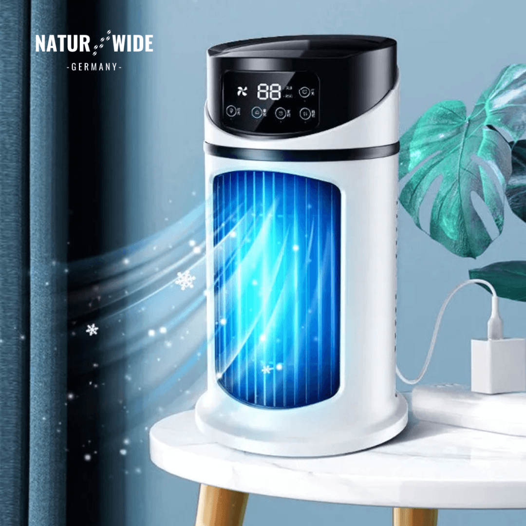 PolarBreeze® - Mini Mobile Klimaanlage 3-in-1 – Kühler, Befeuchter & Luftreiniger