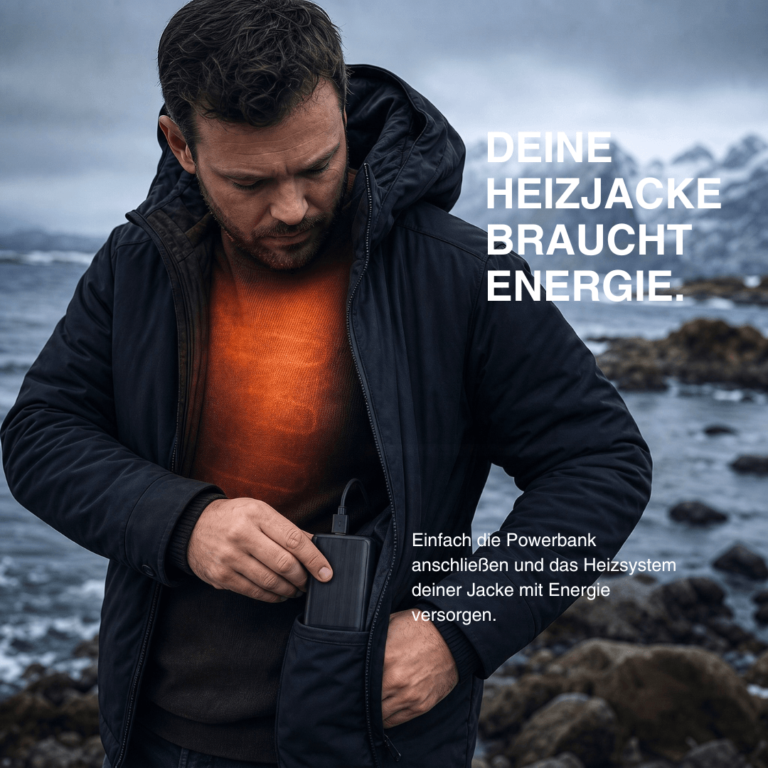 Powerbank-Paar für beheizte Socken – 3,7 V / 2 A, 2×4.000 mAh